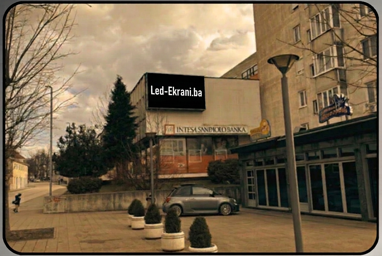 Livno — Trg Kralja Tomislava — LED Display